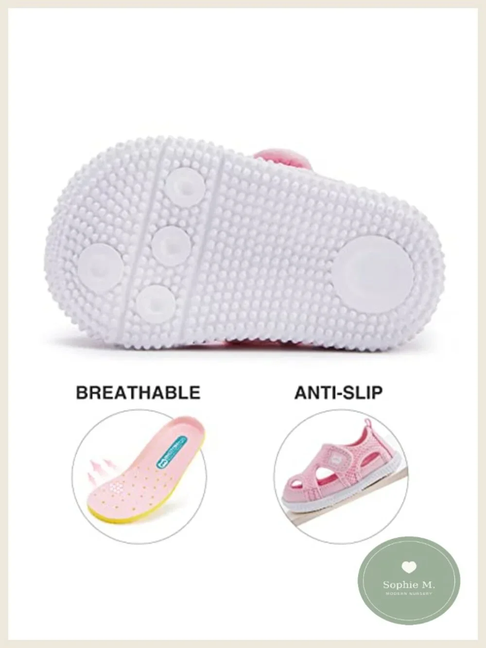 Baby Walking Shoes Toddler Sneakers Barefoot Breathable Non-Slip Canvas